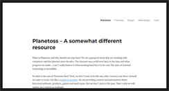 Desktop Screenshot of planetoss.com