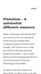Mobile Screenshot of planetoss.com