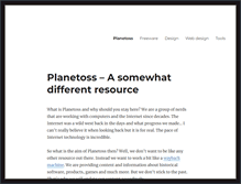 Tablet Screenshot of planetoss.com
